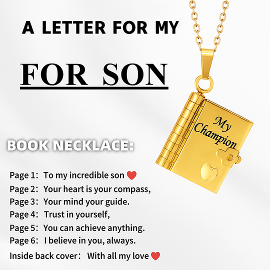 Book Necklace - The Family's Place