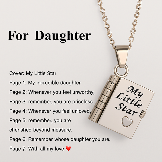 Book Necklace - The Family's Place