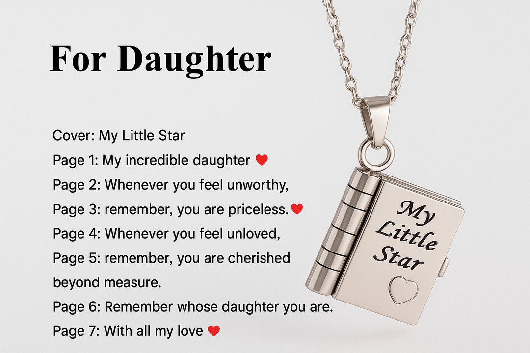 Book Necklace - The Family's Place