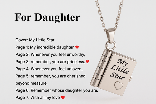 Book Necklace - The Family's Place