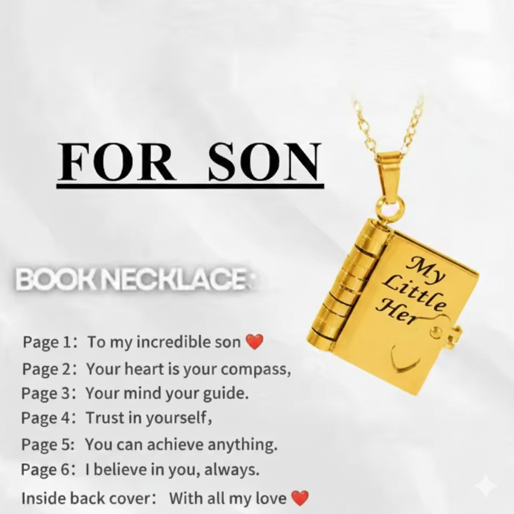 Book Necklace - The Family's Place