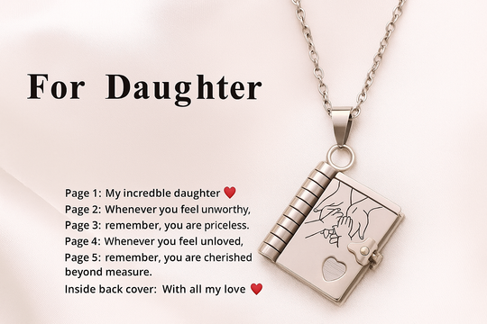 Book Necklace - The Family's Place