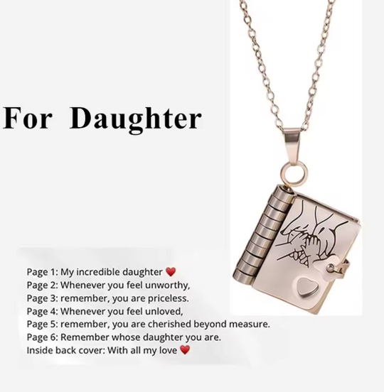 Book Necklace - The Family's Place