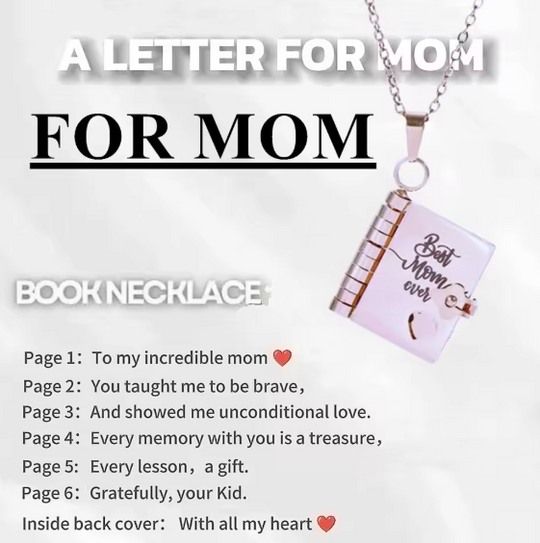 Book Necklace - The Family's Place
