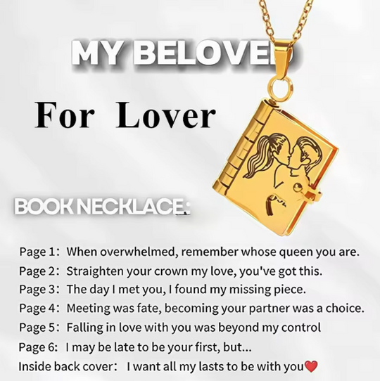 Book Necklace - The Family's Place