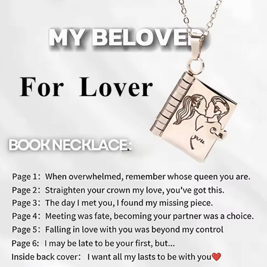 Book Necklace - The Family's Place
