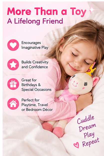 TwinkleTutu™ Unicorn Ballet Plush Doll 🦄🩰