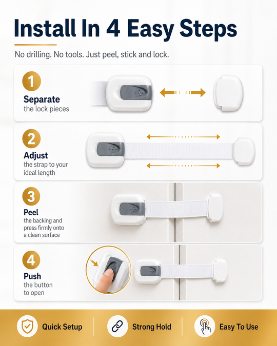 SafeSnap™ Child Safety Locks