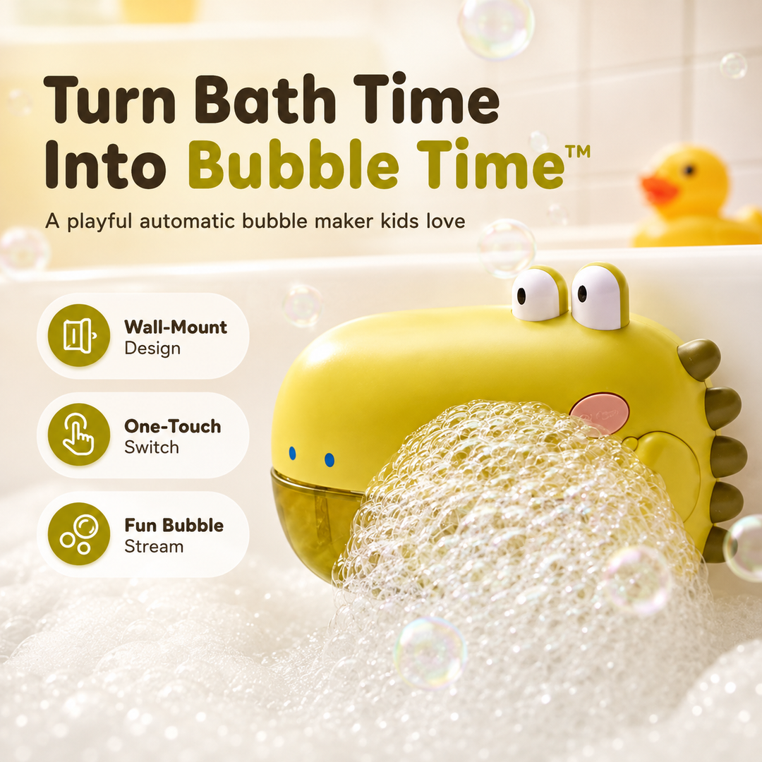 BubbleSaurus™ Automatic Bath Bubble Maker