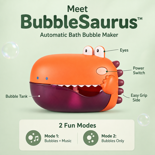 BubbleSaurus™ Automatic Bath Bubble Maker