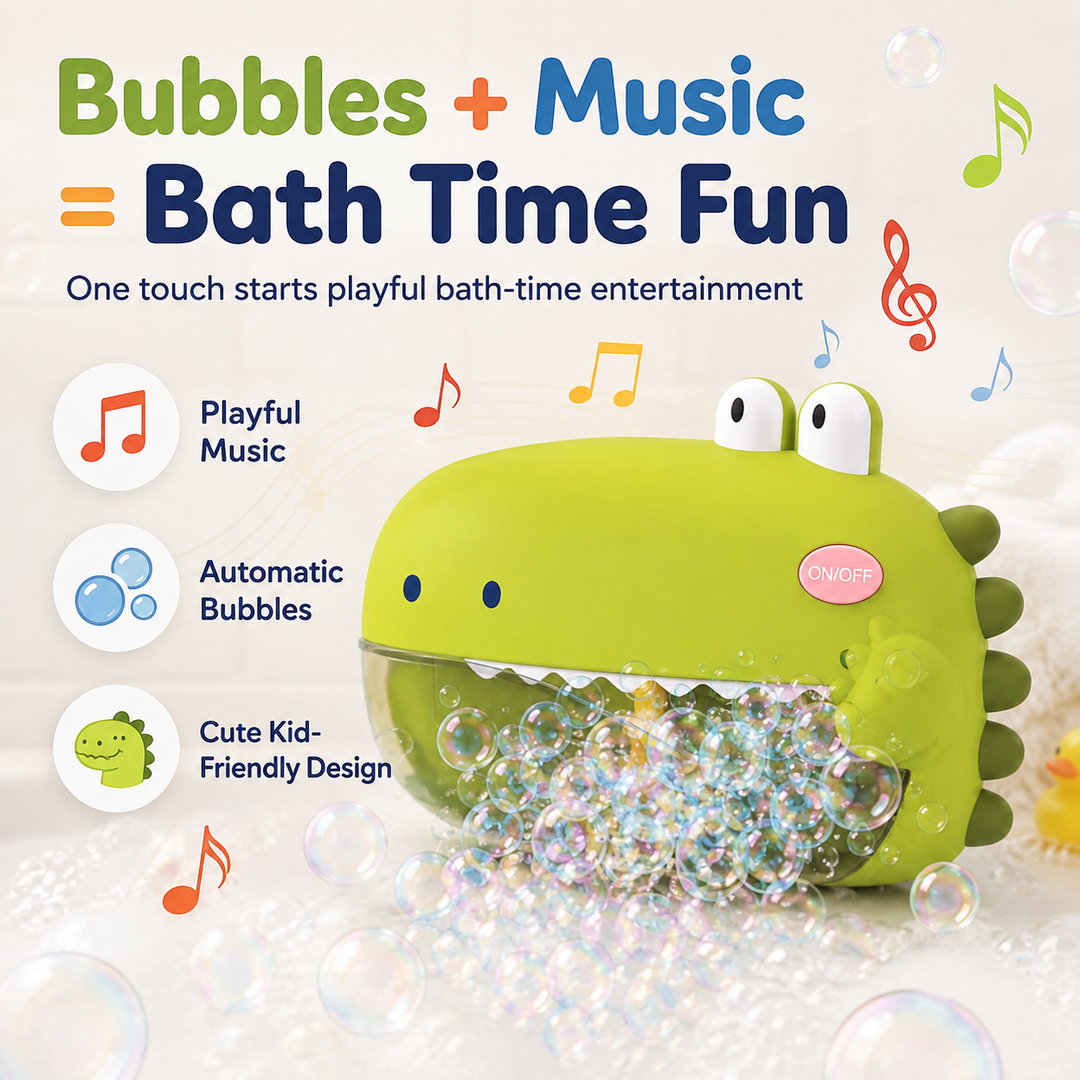 BubbleSaurus™ Automatic Bath Bubble Maker