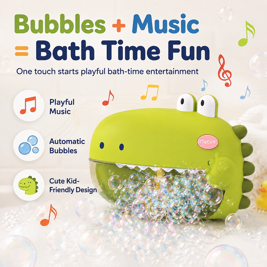 BubbleSaurus™ Automatic Bath Bubble Maker
