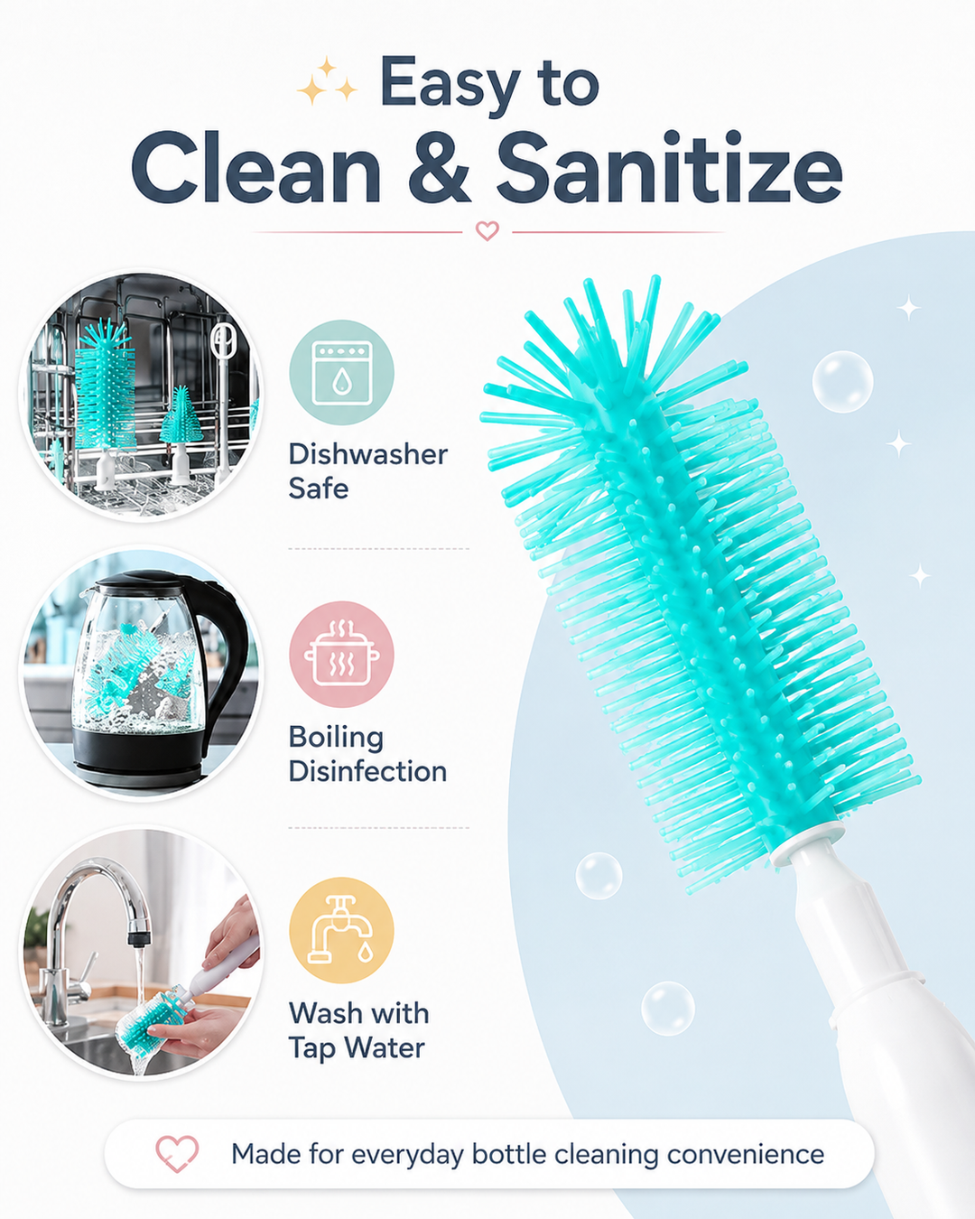 LumiClean™ Electric Bottle Cleaning Kit
