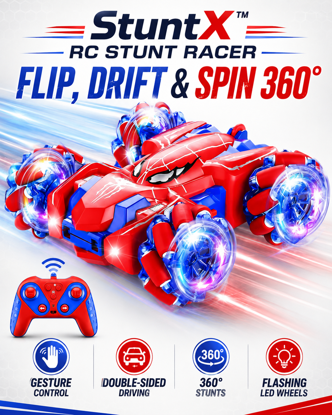 StuntX™ RC Stunt Racer
