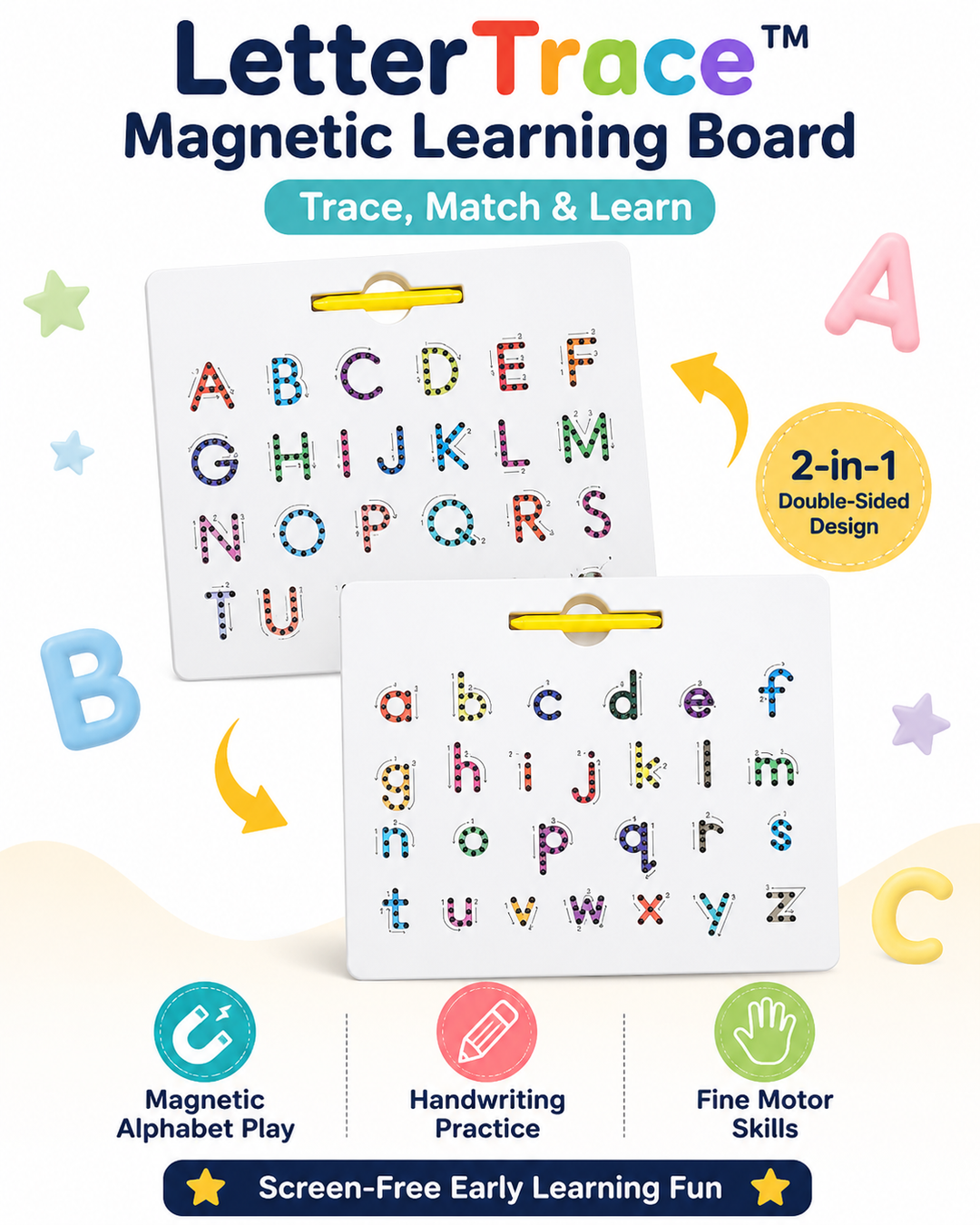LetterTrace™ Magnetic Learning Board