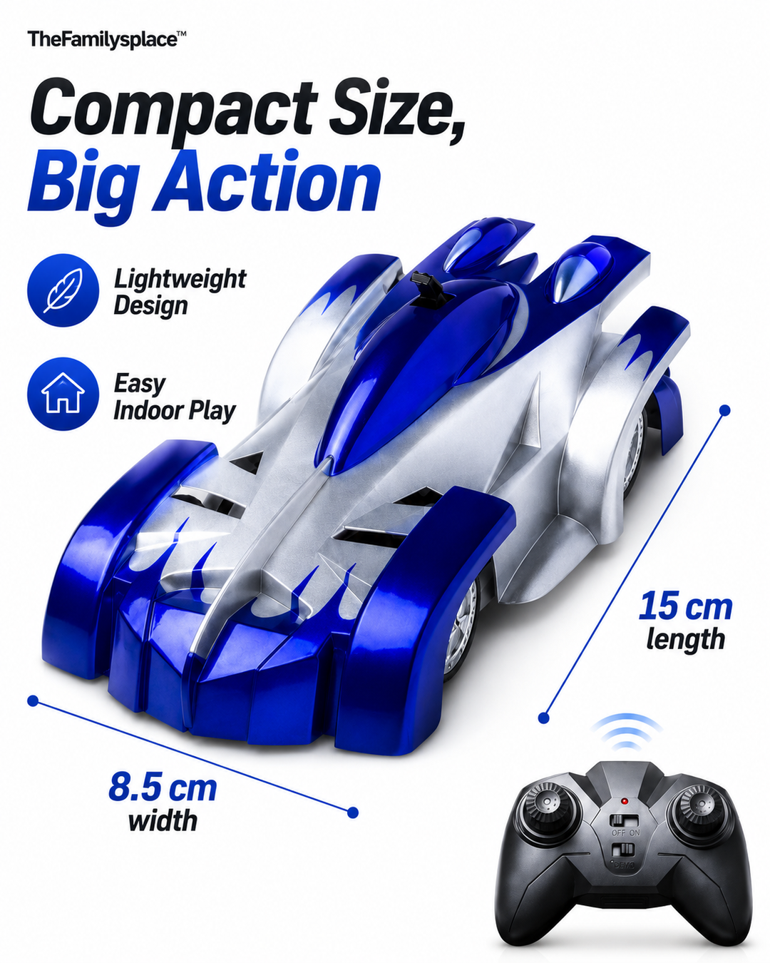 WallRacer™ 360° Stunt Climbing RC Car
