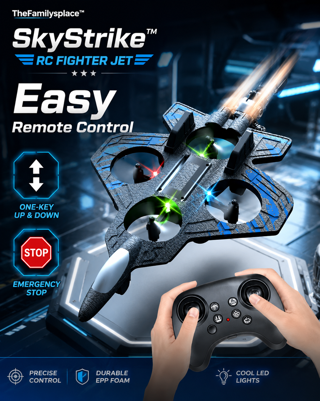 SkyStrike™ RC Fighter Jet