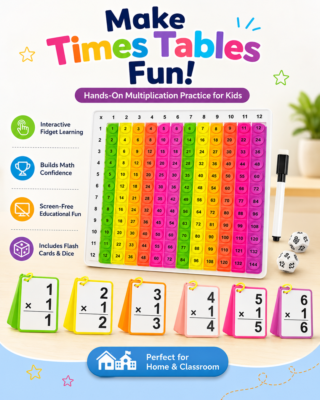 MathMaster™ Fidget Board