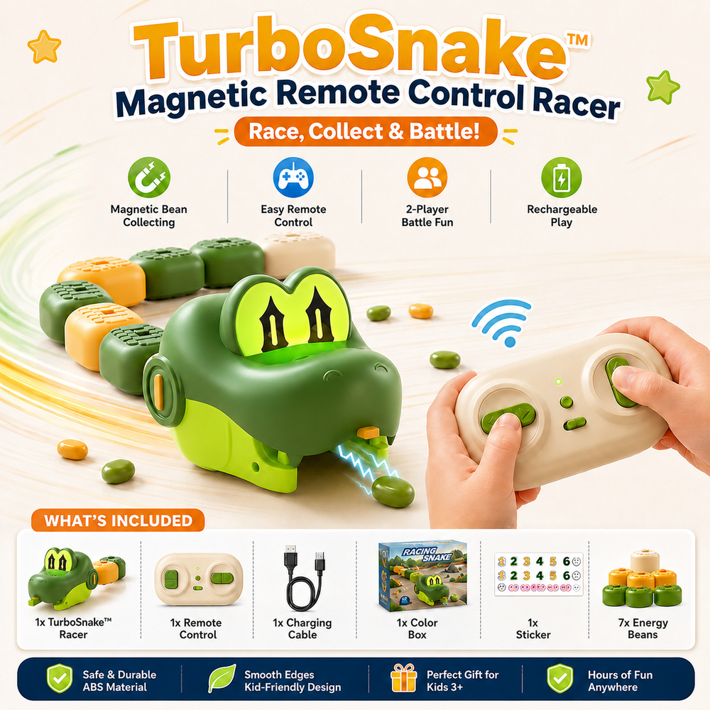 TurboSnake™ Magnetic Remote Control Racer