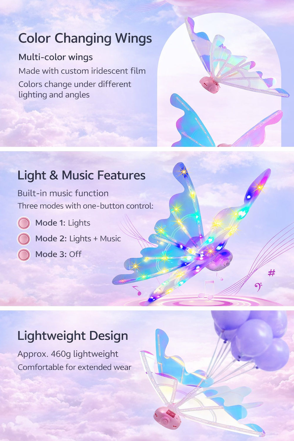 Light-Up Fairy Dream Wings  - Familysplace™