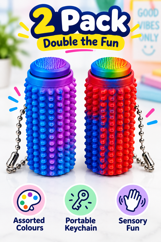 TactiRoll™ Sensory Fidget Keychain