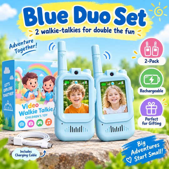 VisiTalk™ Kids Video Walkie Talkies 📹🎙️
