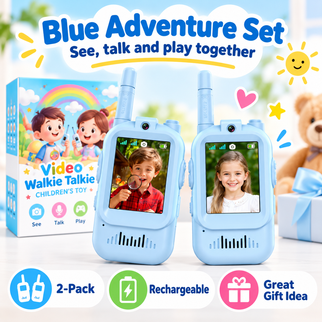 VisiTalk™ Kids Video Walkie Talkies 📹🎙️