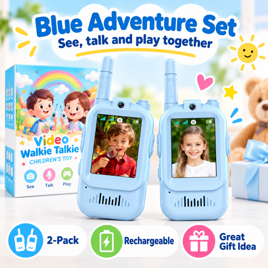 VisiTalk™ Kids Video Walkie Talkies 📹🎙️
