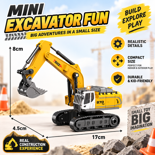 BuildRover™ Mini RC Construction Vehicles 🚜🏗️