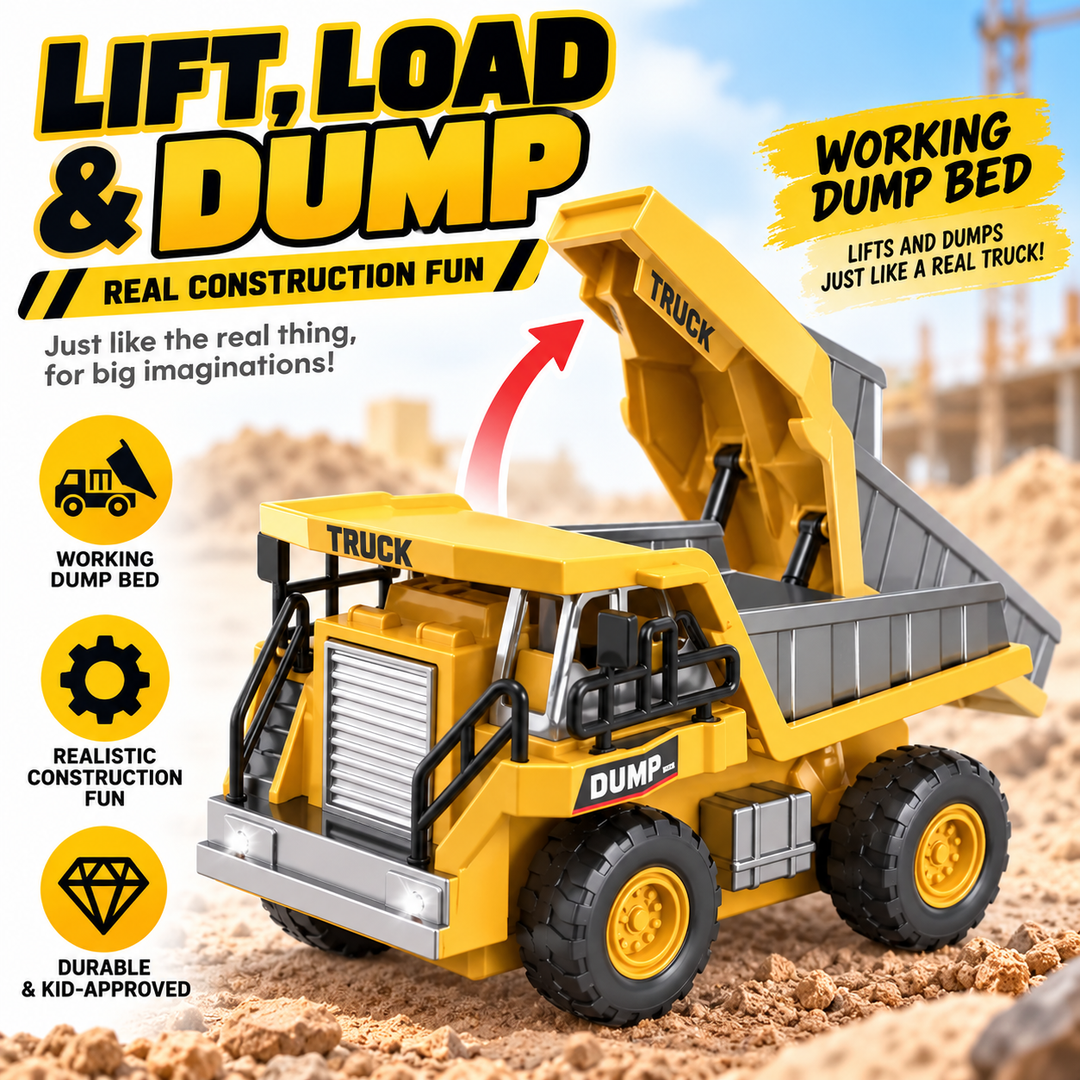 BuildRover™ Mini RC Construction Vehicles 🚜🏗️