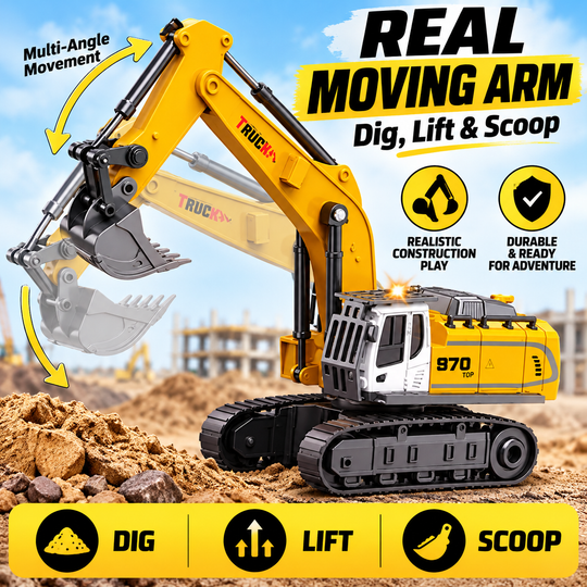 BuildRover™ Mini RC Construction Vehicles 🚜🏗️