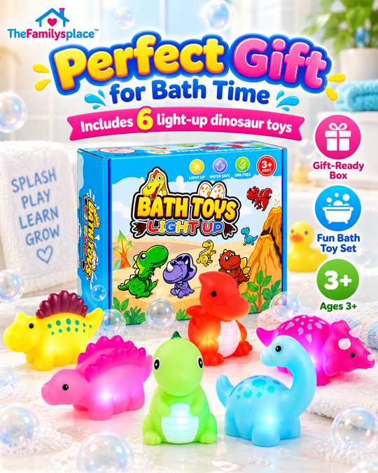 DinoGlow™ Light-Up Bath Toy Set
