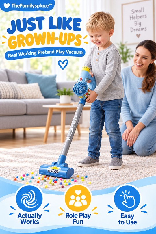 CleanBuddy™ 3-in-1 Kids Vacuum Cleaner Set 🧹✨