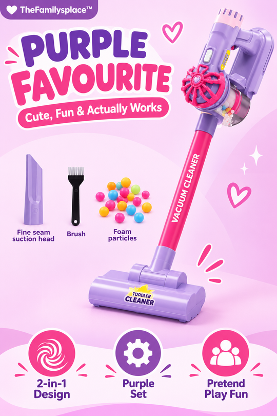 CleanBuddy™ 3-in-1 Kids Vacuum Cleaner Set 🧹✨
