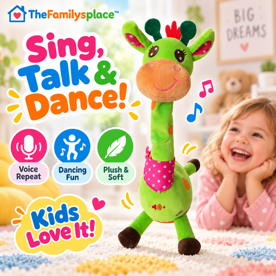 🦒 GiraffeGroove™ Dancing & Talking Plush Toy