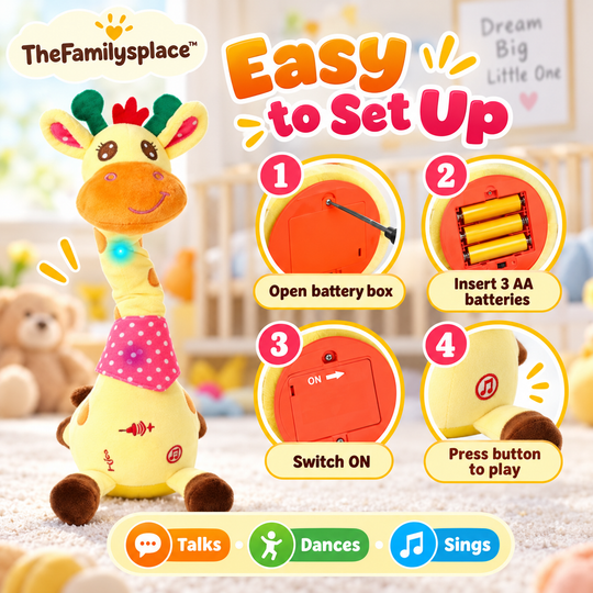 🦒 GiraffeGroove™ Dancing & Talking Plush Toy