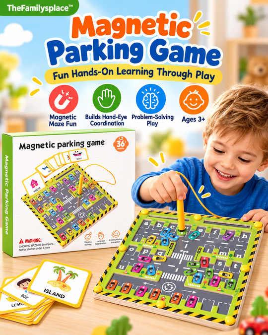 🚗 ParkPals™ Magnetic Parking Game