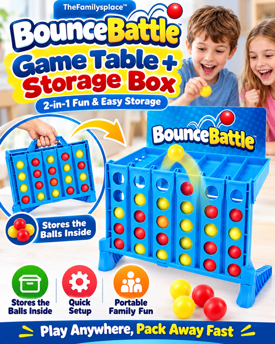 🏀 BounceBattle™ Bouncing Ball Board Game