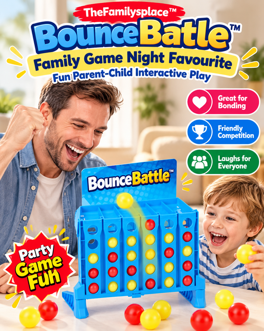 🏀 BounceBattle™ Bouncing Ball Board Game