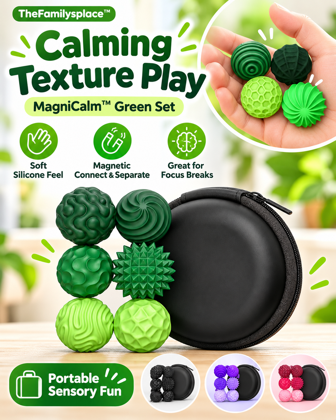 🧲 MagniCalm™ Magnetic Sensory Fidget Balls