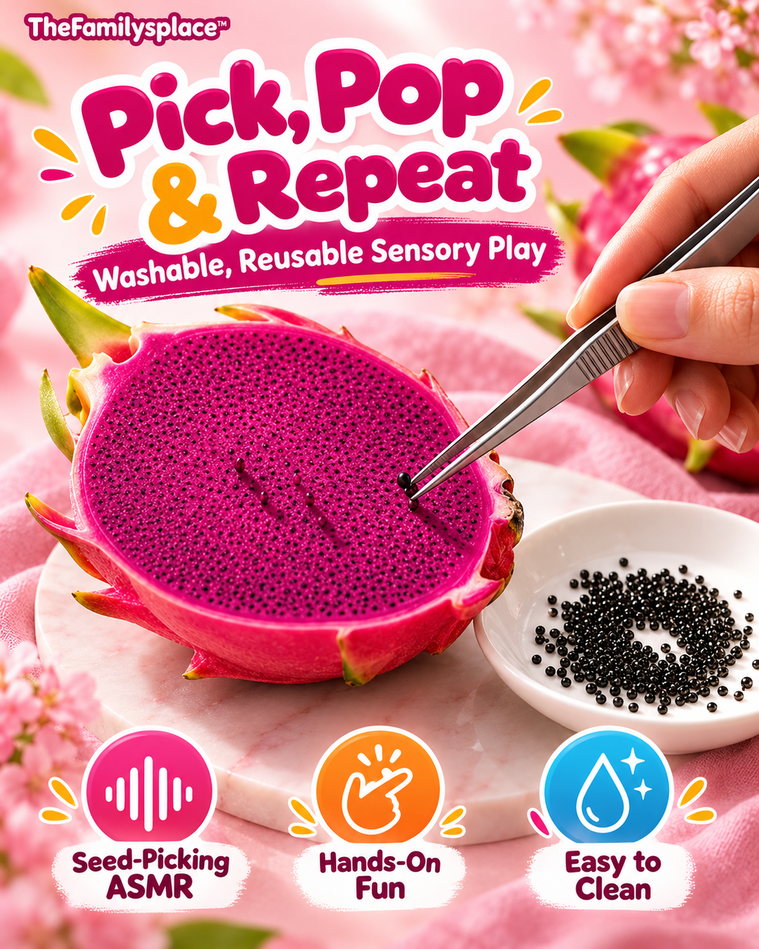 🐉 DragonPop™ Dragon Fruit Sensory Fidget Toy