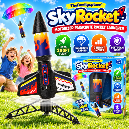 🚀 SkyRocket™ Motorized Parachute Rocket Launcher