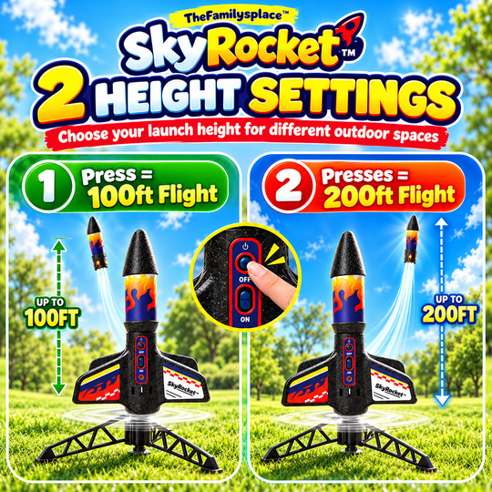 🚀 SkyRocket™ Motorized Parachute Rocket Launcher