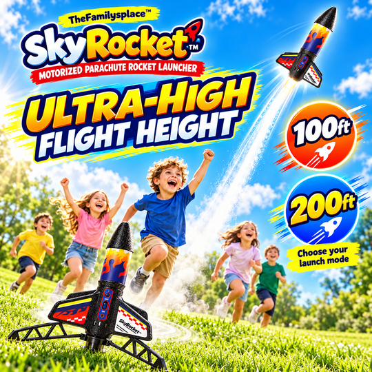 🚀 SkyRocket™ Motorized Parachute Rocket Launcher
