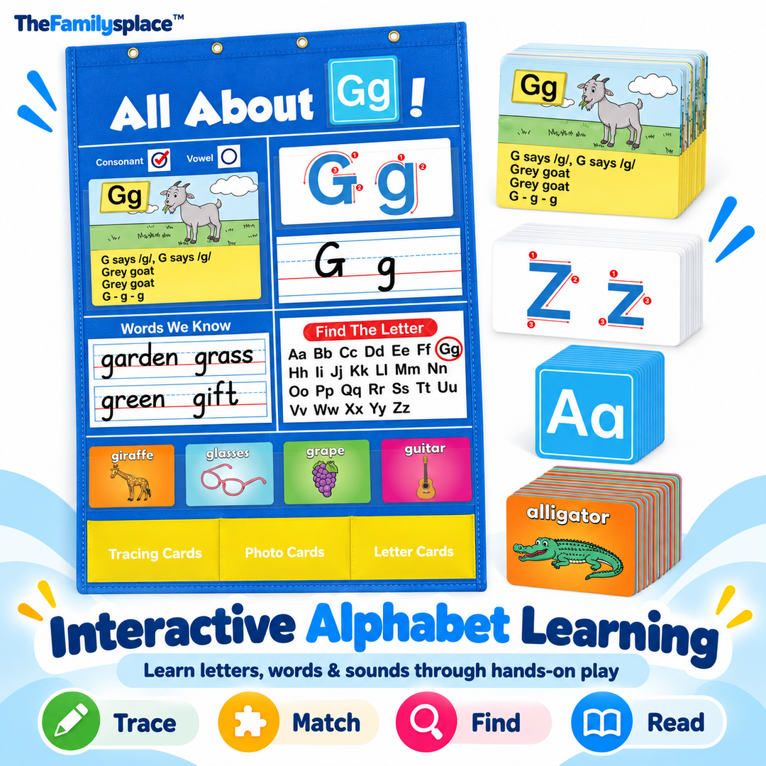 AlphaPocket™ Alphabet Learning Chart Set