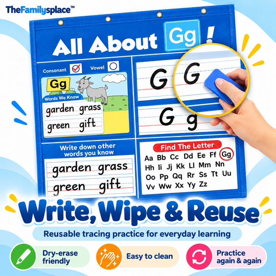 AlphaPocket™ Alphabet Learning Chart Set
