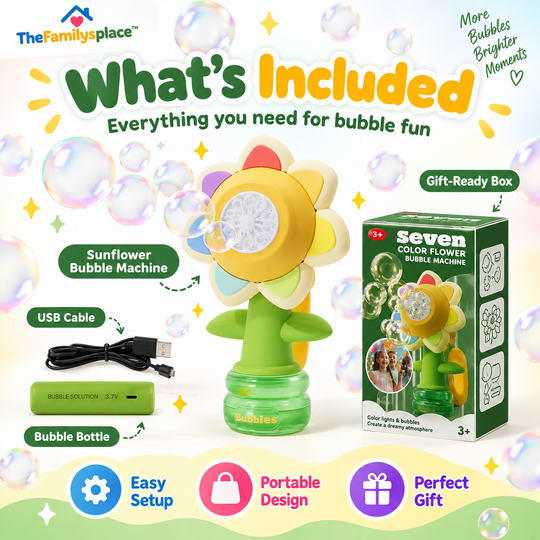 SunnyBubbles™ Sunflower Bubble Machine 🌻🫧