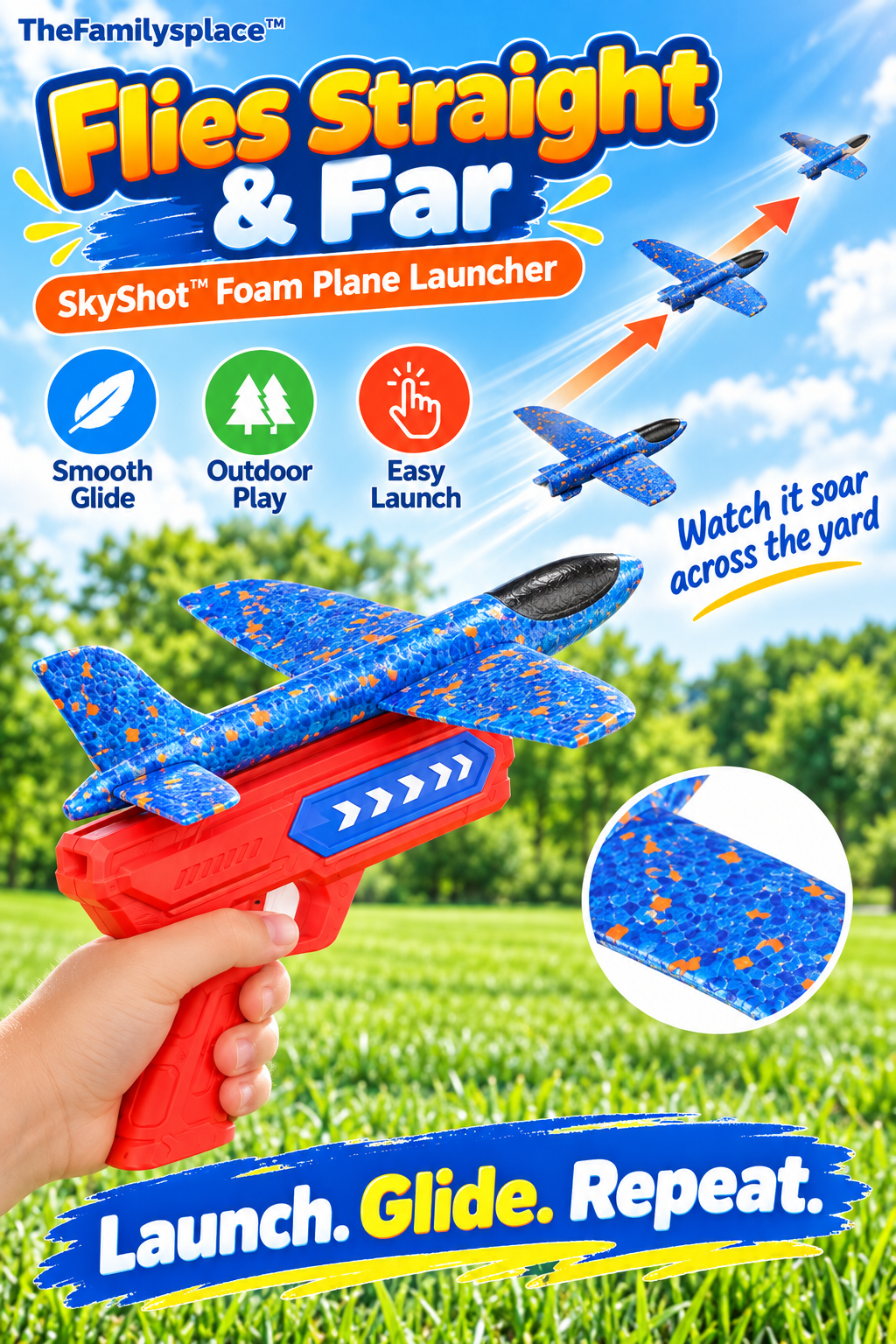 SkyShot™ Foam Plane Launcher