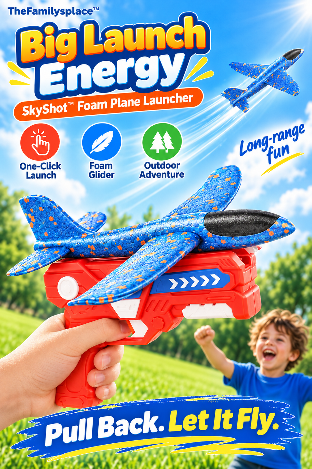 SkyShot™ Foam Plane Launcher