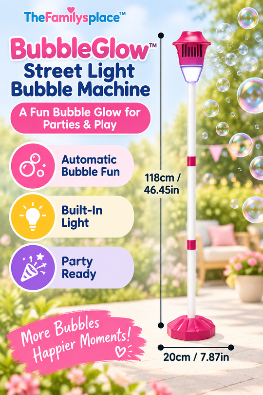 BubbleGlow™ Street Light Bubble Machine 🌟🫧